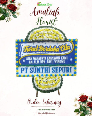 Papan Bunga Duka di Buanajaya