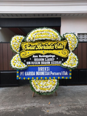 Papan Bunga Duka di Buanajaya